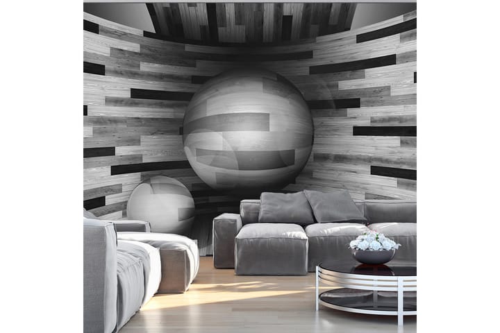 Valokuvatapetti Gray Sphere 100x70 - Artgeist sp. z o. o. - Sisustustuotteet - Seinäkoristeet - Tapetit - Valokuvatapetit