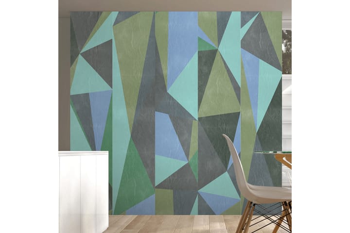 Valokuvatapetti Gray Triangles 50x1000 - Artgeist sp. z o. o. - Sisustustuotteet - Seinäkoristeet - Tapetit - Valokuvatapetit