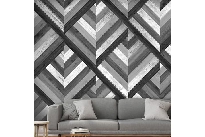 Valokuvatapetti Grey Maze 50x1000 - Artgeist sp. z o. o. - Sisustustuotteet - Seinäkoristeet - Tapetit - Valokuvatapetit