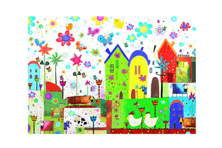 Valokuvatapetti Happy Farm 150x105 - Artgeist sp. z o. o. - Sisustustuotteet - Seinäkoristeet - Tapetit - Valokuvatapetit