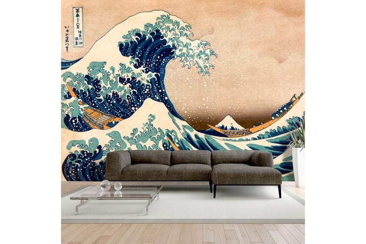 Valokuvatapetti Hokusai Suuri Aalto Kanagawa Reprod 150x105 - Artgeist sp. z o. o. - Sisustustuotteet - Seinäkoristeet - Tapetit - Valokuvatapetit