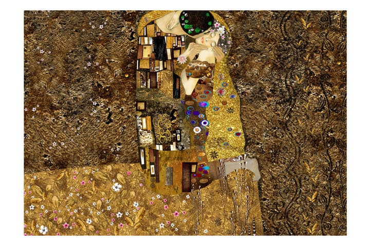 Valokuvatapetti Klimt Inspiration Golden Kiss 300x210 - Artgeist sp. z o. o. - Sisustustuotteet - Seinäkoristeet - Tapetit - Valokuvatapetit