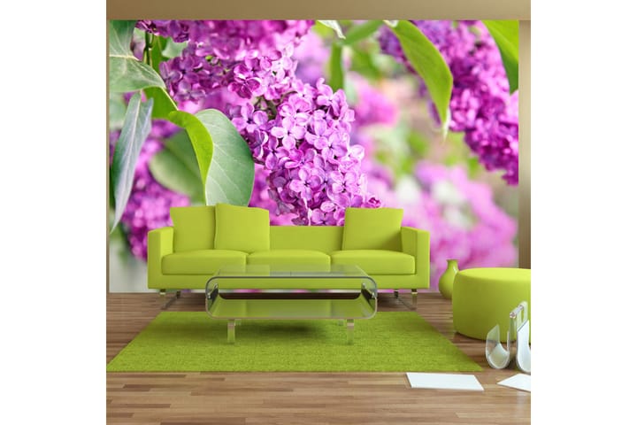 Valokuvatapetti Lilac Flowers 100x70 - Artgeist sp. z o. o. - Sisustustuotteet - Seinäkoristeet - Tapetit - Valokuvatapetit