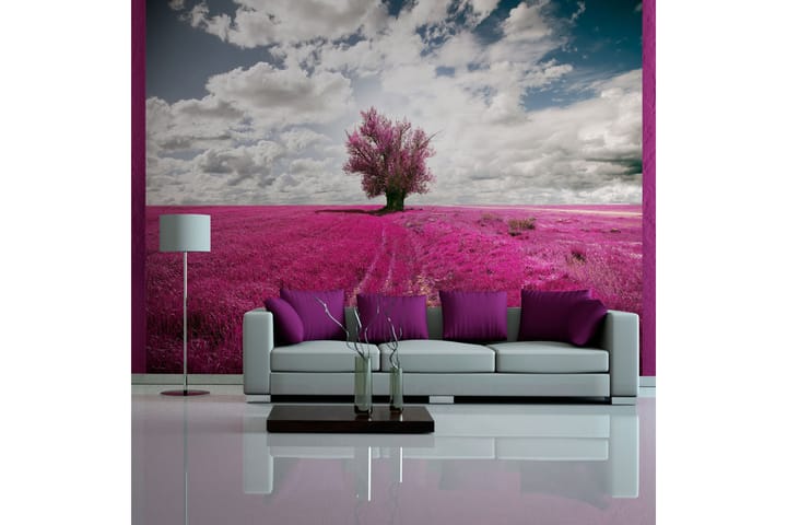 Valokuvatapetti Magenta Meadow 200x154 - Artgeist sp. z o. o. - Sisustustuotteet - Seinäkoristeet - Tapetit - Valokuvatapetit