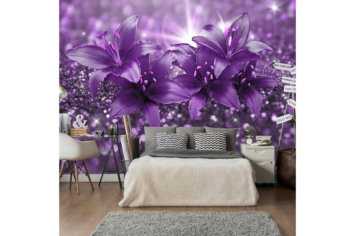 Valokuvatapetti Masterpiece Of Purple 100x70 - Artgeist sp. z o. o. - Sisustustuotteet - Seinäkoristeet - Tapetit - Valokuvatapetit