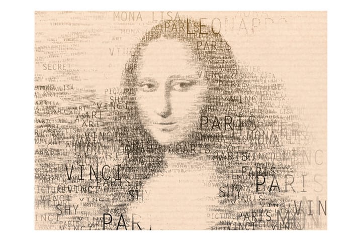 Valokuvatapetti Mona Lisa Ajatuksia 400x309 - Artgeist sp. z o. o. - Sisustustuotteet - Seinäkoristeet - Tapetit - Valokuvatapetit