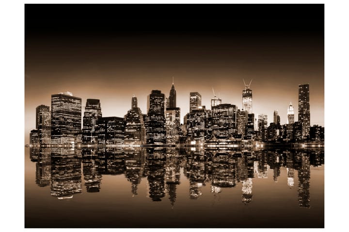 Valokuvatapetti New York Seepia 200x154 - Artgeist sp. z o. o. - Sisustustuotteet - Seinäkoristeet - Tapetit - Valokuvatapetit