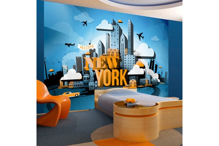 Valokuvatapetti New York Welcome 100x70 - Artgeist sp. z o. o. - Sisustustuotteet - Seinäkoristeet - Tapetit - Valokuvatapetit