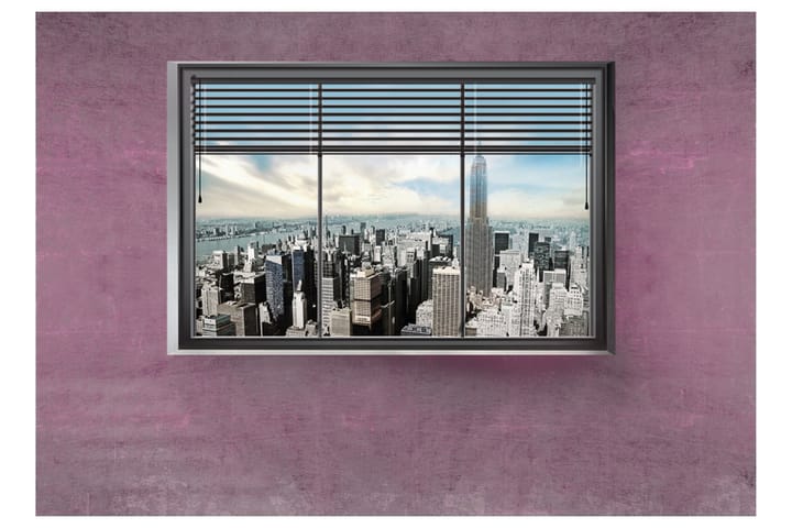 Valokuvatapetti New York Window II 100x70 - Artgeist sp. z o. o. - Sisustustuotteet - Seinäkoristeet - Tapetit - Valokuvatapetit