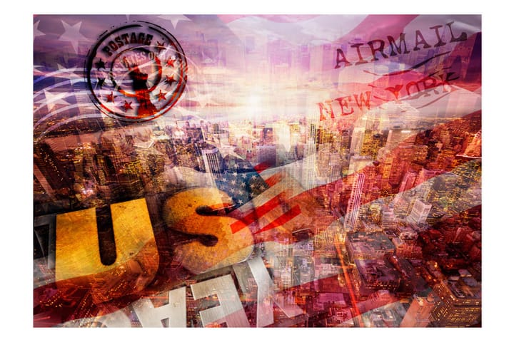 Valokuvatapetti New York Patriotic Theme 350x245 - Artgeist sp. z o. o. - Sisustustuotteet - Seinäkoristeet - Tapetit - Valokuvatapetit