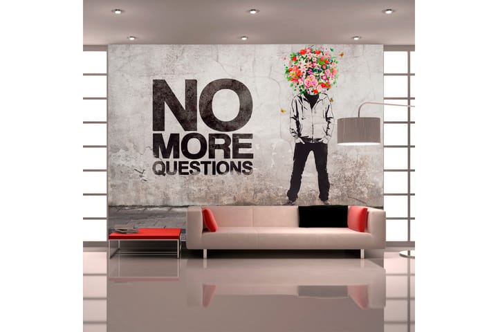 Valokuvatapetti No More Questions 100x70 - Artgeist sp. z o. o. - Sisustustuotteet - Seinäkoristeet - Tapetit - Valokuvatapetit