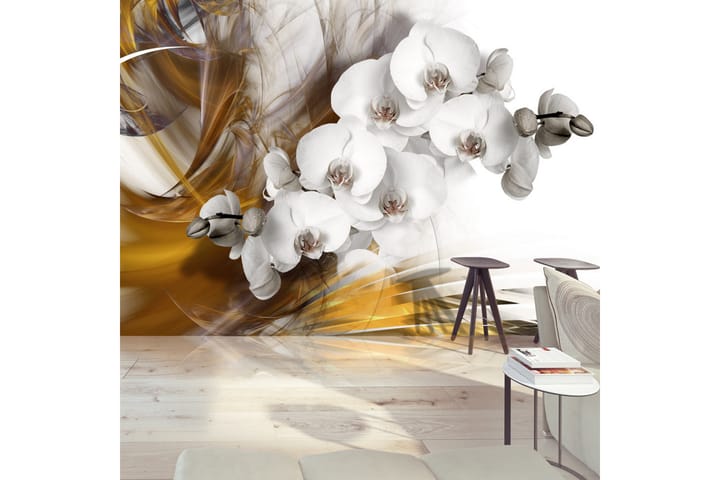 Valokuvatapetti Orchid On Fire 100x70 - Artgeist sp. z o. o. - Sisustustuotteet - Seinäkoristeet - Tapetit - Valokuvatapetit