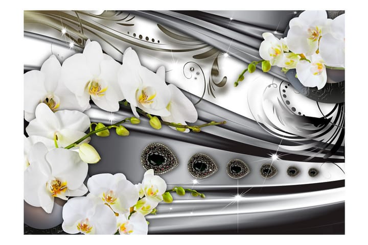 Valokuvatapetti Orchids & Jewelry 100x70 - Artgeist sp. z o. o. - Sisustustuotteet - Seinäkoristeet - Tapetit - Valokuvatapetit