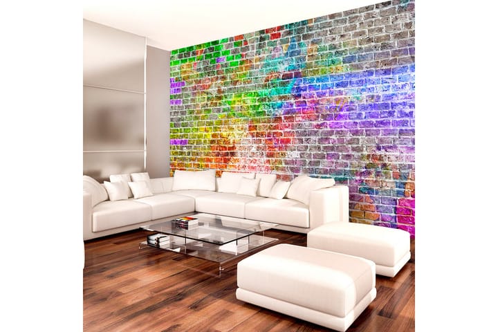 Valokuvatapetti Rainbow Wall 100x70 - Artgeist sp. z o. o. - Sisustustuotteet - Seinäkoristeet - Tapetit - Valokuvatapetit