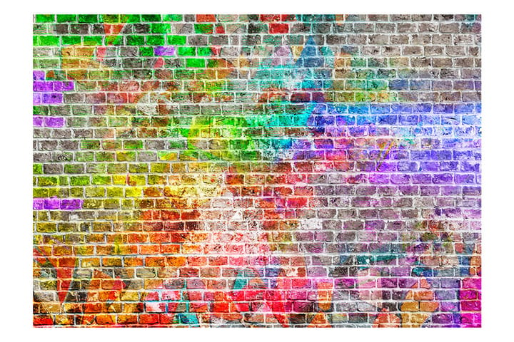 Valokuvatapetti Rainbow Wall 100x70 - Artgeist sp. z o. o. - Sisustustuotteet - Seinäkoristeet - Tapetit - Valokuvatapetit