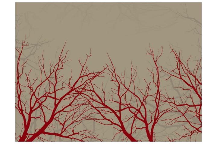 Valokuvatapetti Red-Hot Branches 200x154 - Artgeist sp. z o. o. - Sisustustuotteet - Seinäkoristeet - Tapetit - Valokuvatapetit