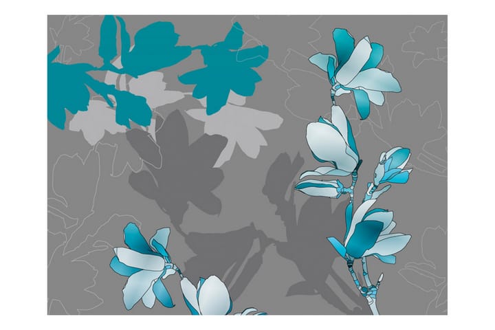 Valokuvatapetti Siniset Magnoliat 250x193 - Artgeist sp. z o. o. - Sisustustuotteet - Seinäkoristeet - Tapetit - Valokuvatapetit