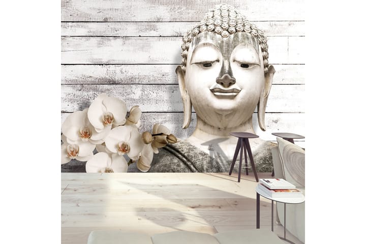 Valokuvatapetti Smiling Buddha 100x70 - Artgeist sp. z o. o. - Sisustustuotteet - Seinäkoristeet - Tapetit - Valokuvatapetit