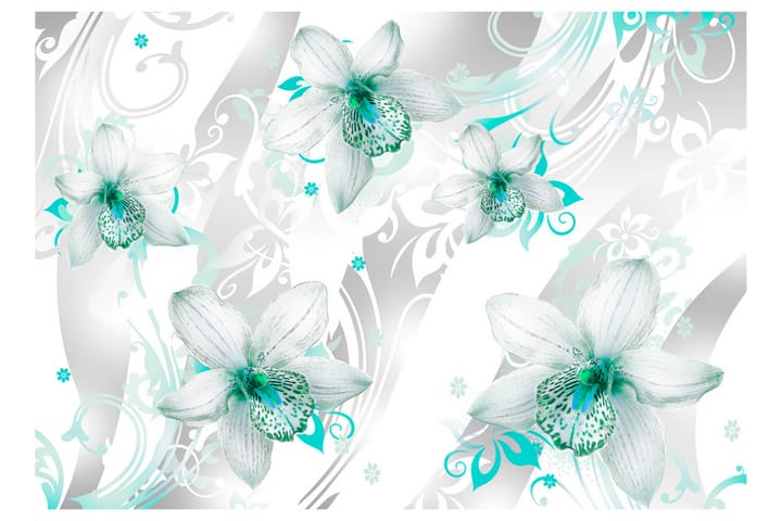 Valokuvatapetti Sounds Of Subtlety Turquoise 200x140 - Artgeist sp. z o. o. - Sisustustuotteet - Seinäkoristeet - Tapetit - Valokuvatapetit