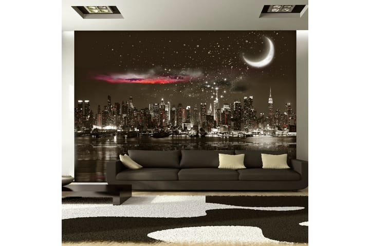 Valokuvatapetti Starry Night Over NY 150x105 - Artgeist sp. z o. o. - Sisustustuotteet - Seinäkoristeet - Tapetit - Valokuvatapetit