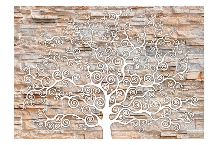 Valokuvatapetti Stone Tree 200x140 - Artgeist sp. z o. o. - Sisustustuotteet - Seinäkoristeet - Tapetit - Valokuvatapetit