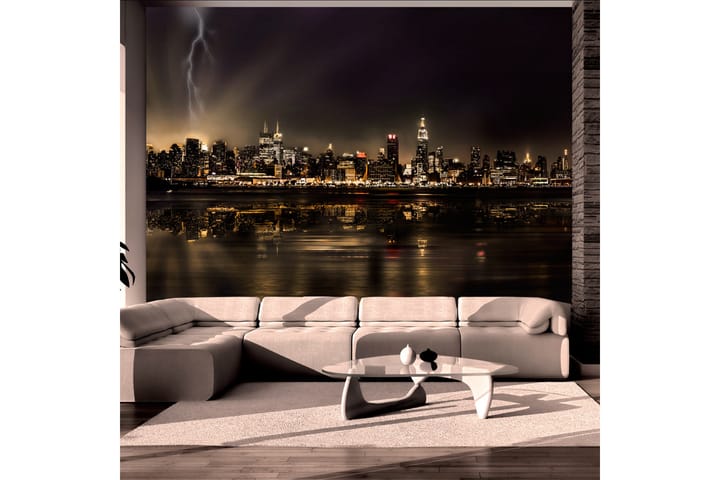 Valokuvatapetti Storm In New York City 100x70 - Artgeist sp. z o. o. - Sisustustuotteet - Seinäkoristeet - Tapetit - Valokuvatapetit