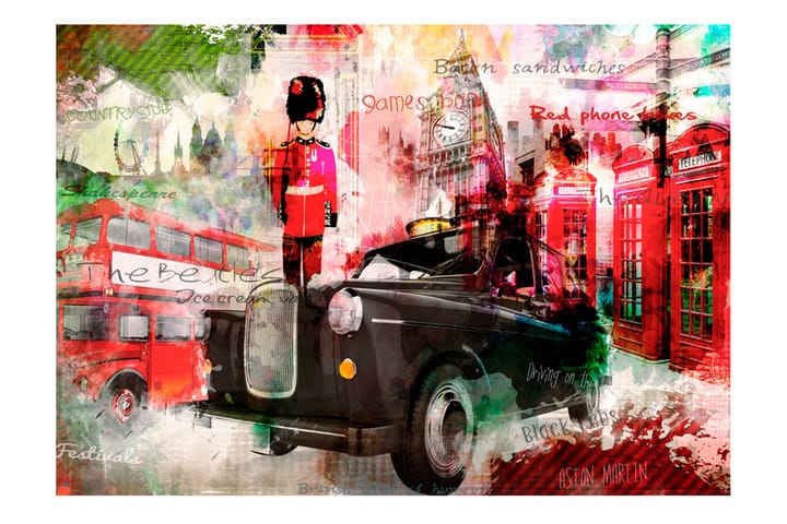 Valokuvatapetti Streets Of London 100x70 - Artgeist sp. z o. o. - Sisustustuotteet - Seinäkoristeet - Tapetit - Valokuvatapetit