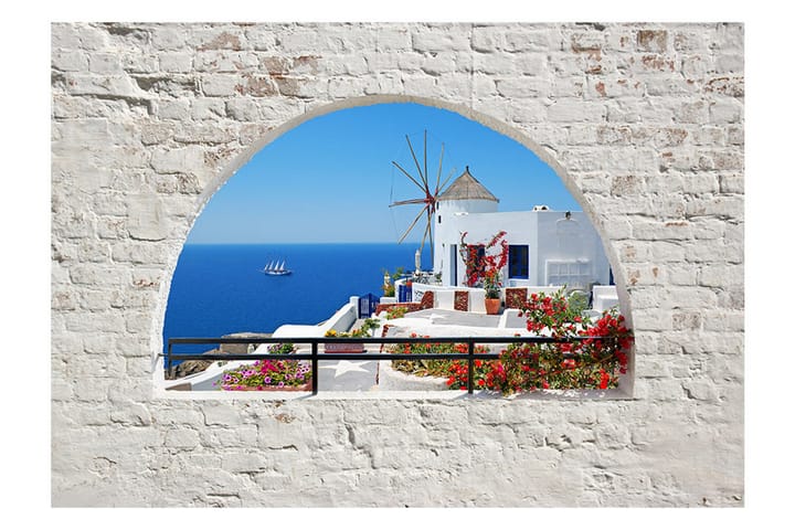 Valokuvatapetti Summer In Santorini 100x70 - Artgeist sp. z o. o. - Sisustustuotteet - Seinäkoristeet - Tapetit - Valokuvatapetit