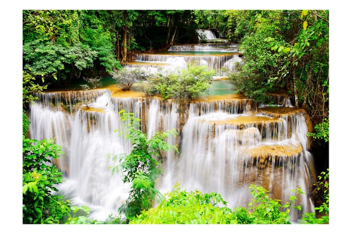 Valokuvatapetti Thai Waterfall 200x140 - Artgeist sp. z o. o. - Sisustustuotteet - Seinäkoristeet - Tapetit - Valokuvatapetit