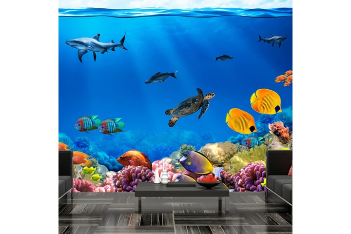 Valokuvatapetti Underwater Kingdom 100x70 - Artgeist sp. z o. o. - Sisustustuotteet - Seinäkoristeet - Tapetit - Valokuvatapetit