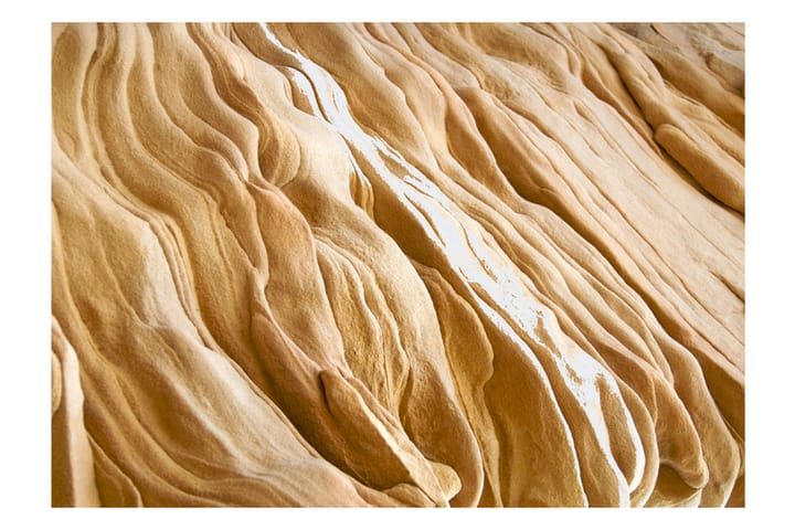 Valokuvatapetti Wavy Sandstone Forms 350x270 - Artgeist sp. z o. o. - Sisustustuotteet - Seinäkoristeet - Tapetit - Valokuvatapetit