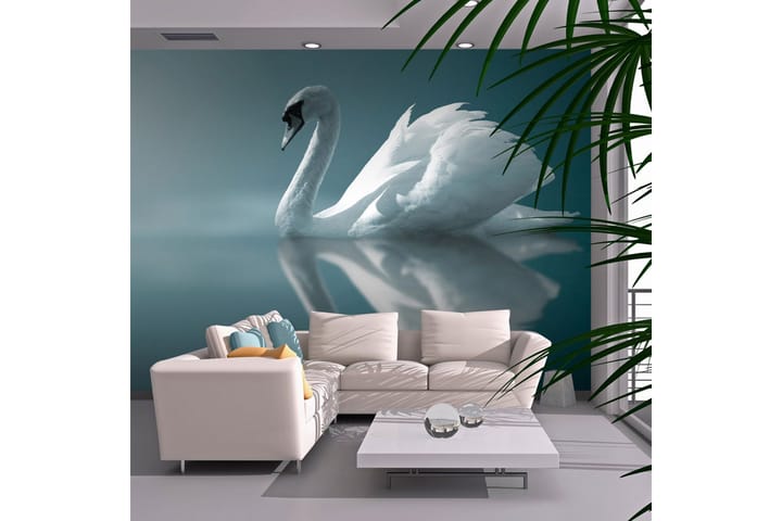 Valokuvatapetti White swan 350x270 - Artgeist sp. z o. o. - Sisustustuotteet - Seinäkoristeet - Tapetit - Valokuvatapetit