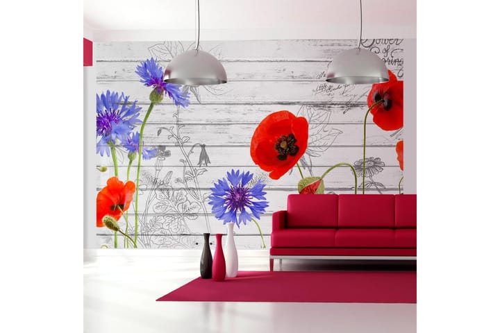 Valokuvatapetti Wildflowers 100x70 - Artgeist sp. z o. o. - Sisustustuotteet - Seinäkoristeet - Tapetit - Valokuvatapetit