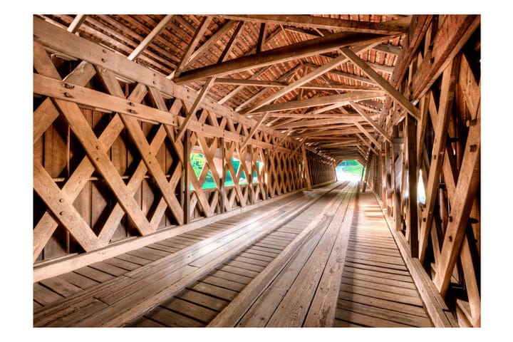 Valokuvatapetti Wooden Bridge 100x70 - Artgeist sp. z o. o. - Sisustustuotteet - Seinäkoristeet - Tapetit - Valokuvatapetit