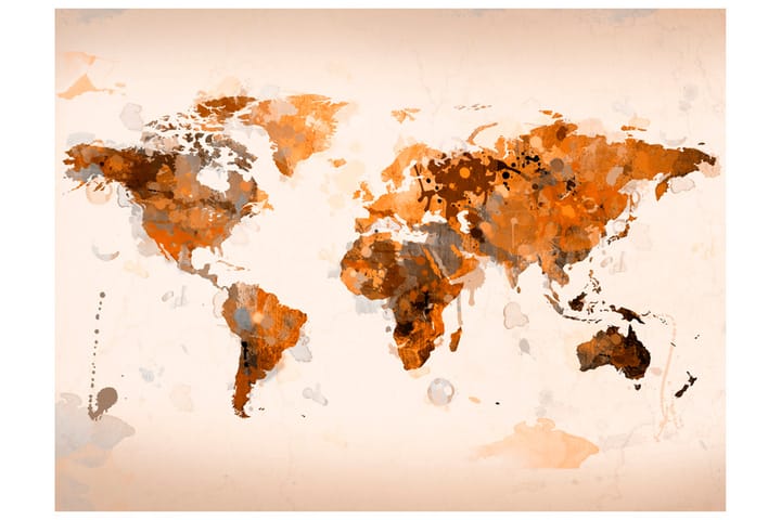 Valokuvatapetti World Brown Shades 250x193 - Artgeist sp. z o. o. - Sisustustuotteet - Seinäkoristeet - Tapetit - Valokuvatapetit