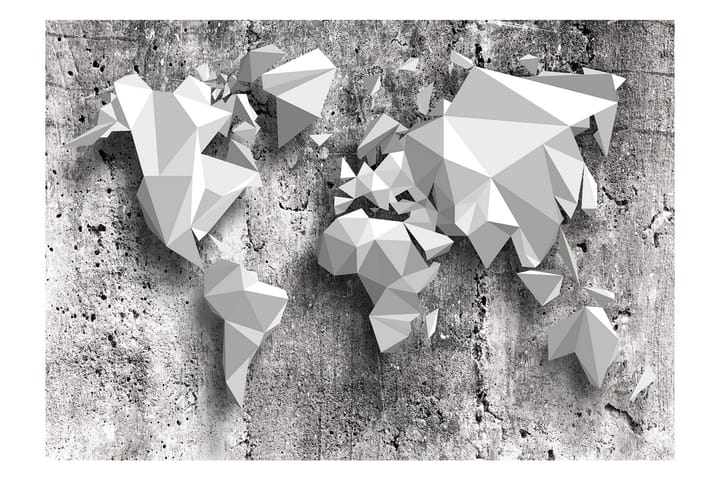 Valokuvatapetti World Map Origami 150x105 - Artgeist sp. z o. o. - Sisustustuotteet - Seinäkoristeet - Tapetit - Valokuvatapetit