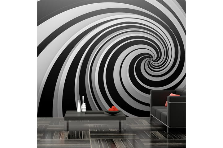 Valokuvatapetti XXL Black And White Swirl 550x270 - Artgeist sp. z o. o. - Sisustustuotteet - Seinäkoristeet - Tapetit - Valokuvatapetit