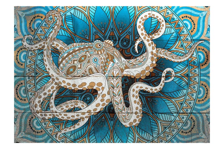 Valokuvatapetti Zen Octopus 200x140 - Artgeist sp. z o. o. - Sisustustuotteet - Seinäkoristeet - Tapetit - Valokuvatapetit