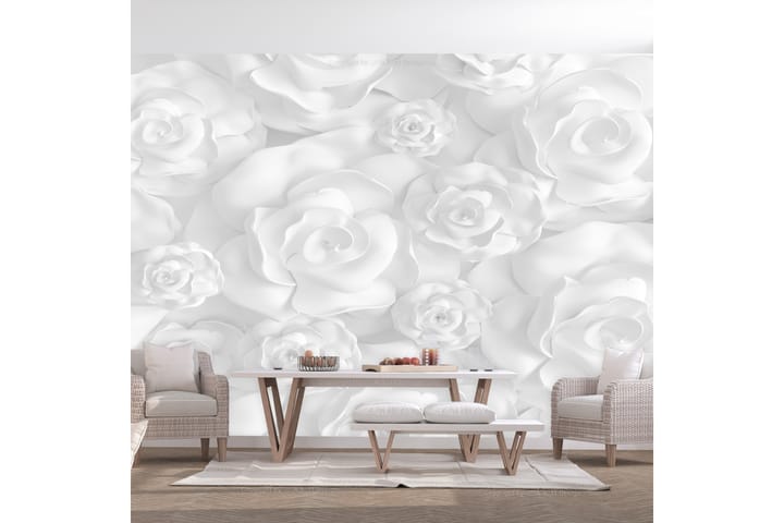 Valokuvatapetti Plaster Flowers 100x70 - Artgeist sp. z o. o. - Sisustustuotteet - Seinäkoristeet - Tapetit - Valokuvatapetit