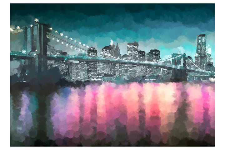 Valokuvatapetti Painted New York 300x210 - Artgeist sp. z o. o. - Sisustustuotteet - Seinäkoristeet - Tapetit - Valokuvatapetit