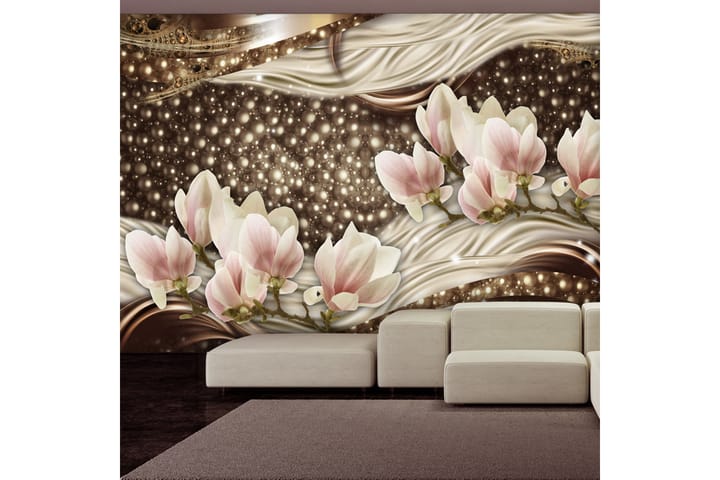 Valokuvatapetti Pearls And Magnolias 150x105 - Artgeist sp. z o. o. - Sisustustuotteet - Seinäkoristeet - Tapetit - Valokuvatapetit