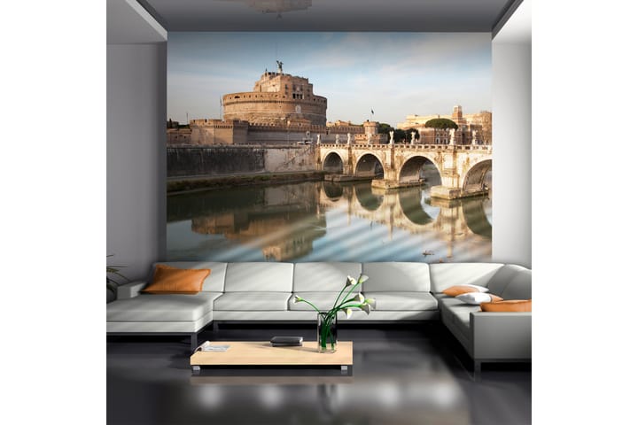 Valokuvatapetti Ponte San Angelo 400x309 - Artgeist sp. z o. o. - Sisustustuotteet - Seinäkoristeet - Tapetit - Valokuvatapetit