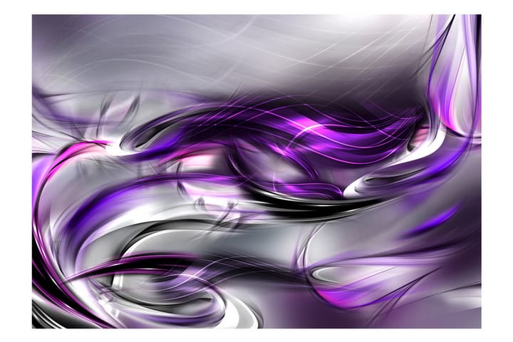 Valokuvatapetti Purple Swirls 250x175 - Artgeist sp. z o. o. - Valokuvatapetit
