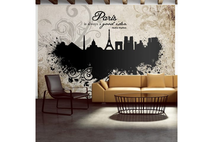 Valokuvatapetti Paris Is Always A Good Idea Vintage 350x245 - Artgeist sp. z o. o. - Sisustustuotteet - Seinäkoristeet - Tapetit - Valokuvatapetit