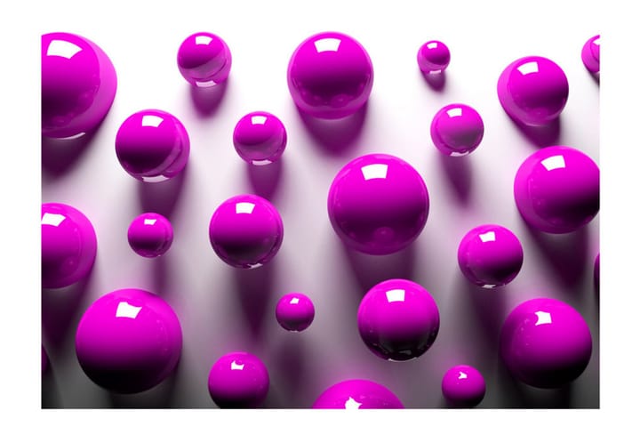 Valokuvatapetti Purple Balls 150x105 - Artgeist sp. z o. o. - Sisustustuotteet - Seinäkoristeet - Tapetit - Valokuvatapetit