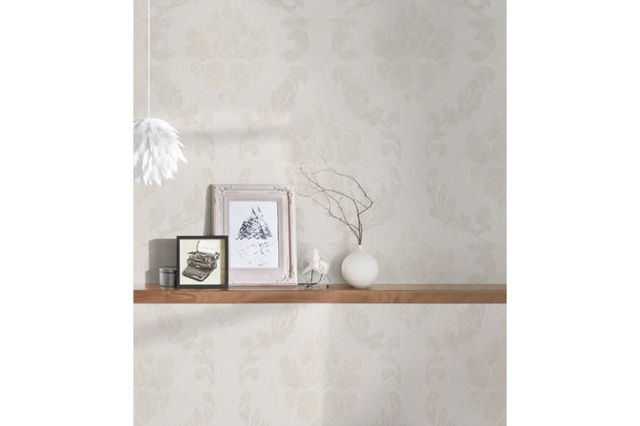 AS Creation Barock Tapetti New Elegance Kuitu Beige - AS Creation - Sisustustuotteet - Seinäkoristeet - Tapetit - Vinyylitapetti