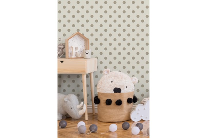 AS Creation Dots Tapetti Boys & Girls Kuitu Beige - AS Creation - Sisustustuotteet - Seinäkoristeet - Tapetit - Vinyylitapetti