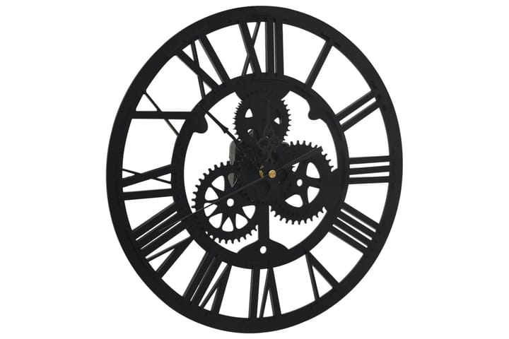 Wall Clock Black 30 cm Acrylic - Musta - Sisustustuotteet - Seinäkoristeet - Kellot