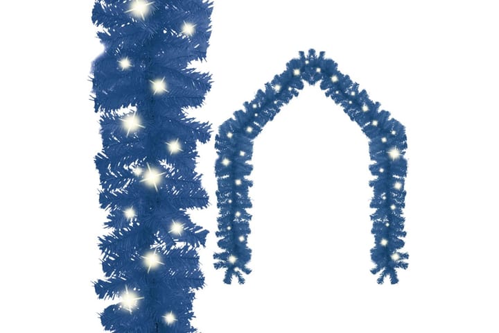 Jouluköynnös LED-valoilla 10 m sininen - Sininen - Köynnös - Juhlakoristeet - Sisustusesineet - Uudenvuoden koristeet