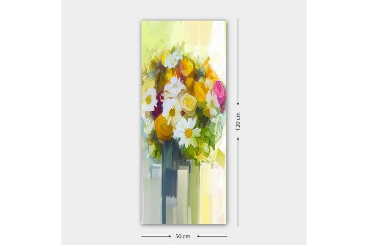 Canvastaulu DKY Floral & Botanical Monivärinen - 50x120 cm - Sisustustuotteet - Taulu & taide - Canvas-taulu